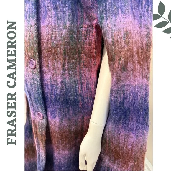 Vintage Scottish Mohair Wool Coat | Cape Fraser Cameron - Picture 6 of 7